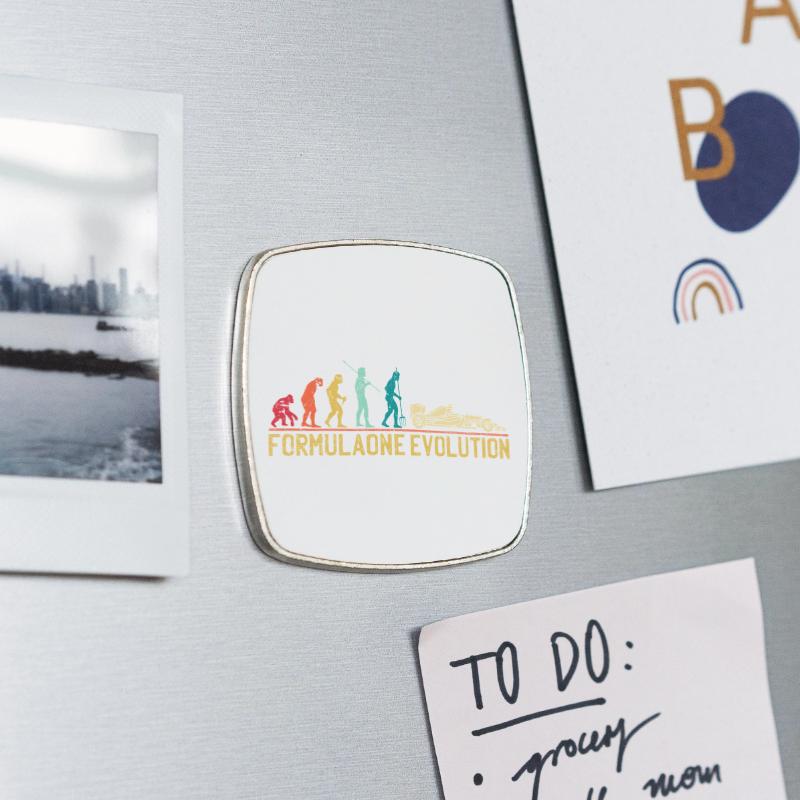 Square fridge magnet
