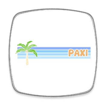 Paxi comme jour férié - Magnet carré - blanc - Devant