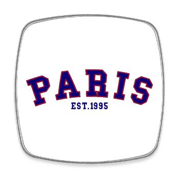 PARIS_EST_1995 - Viereckiger Kühlschrankmagnet - Weiß - Vorne