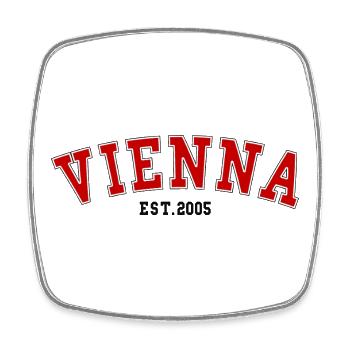 Vienna_Est_2005 - Magnet carré - blanc - Devant