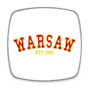 Warsaw_Est_1995 - Magnet carré - blanc - Devant