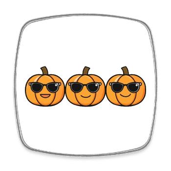 Pumpkin Halloween - Square fridge magnet - white - Front