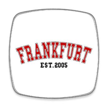 Francfort Est.2005 - Magnet carré - blanc - Devant