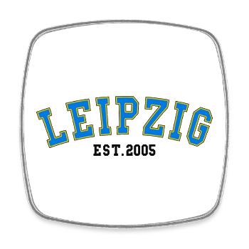 Leipzig Est. 2005 - Magnet carré - blanc - Devant