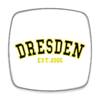 Dresde Est. 2005 - Magnet carré - blanc - Devant