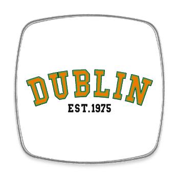 Dublin Est. 1975 - Viereckiger Kühlschrankmagnet - Weiß - Vorne