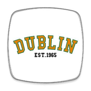 Dublin Gegründet 1965 - Viereckiger Kühlschrankmagnet - Weiß - Vorne