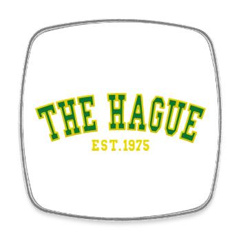 La Haye Est 1975 - Magnet carré - blanc - Devant