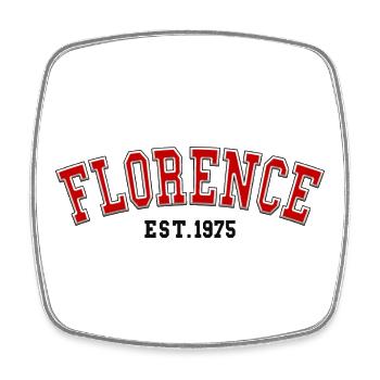 Florence Est. 1975 - Square fridge magnet - white - Front