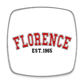 Florence Fondée en 1965 - Magnet carré - blanc - Devant
