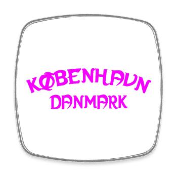 Copenhagen Forever Denmark - Square fridge magnet - white - Front