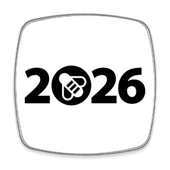 Apiculteur 2026, Apiculteur 2026, Ferme d’abeilles 2026 - Magnet carré - blanc - Devant
