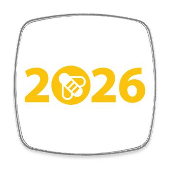 Imker 2026, Biene 2026, Bienenhof 2026 - Viereckiger Kühlschrankmagnet - Weiß - Vorne