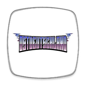 East Germany Ossis East East German - Square fridge magnet - white - Front