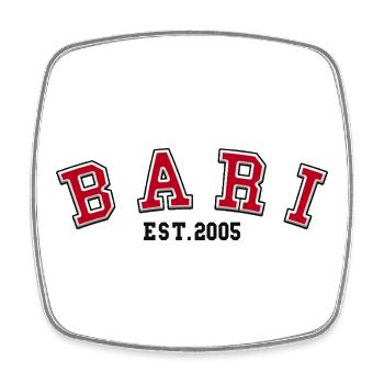Bari Est 2005 - Viereckiger Kühlschrankmagnet - Weiß - Vorne