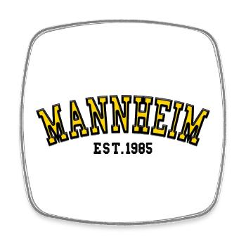 Mannheim Est 1985 - Square fridge magnet - white - Front