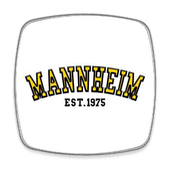 Mannheim Est 1975 - Square fridge magnet - white - Front