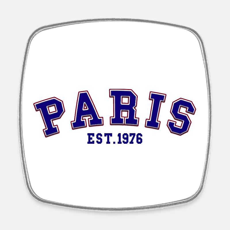 Paris Est. 1976 - Square fridge magnet - white