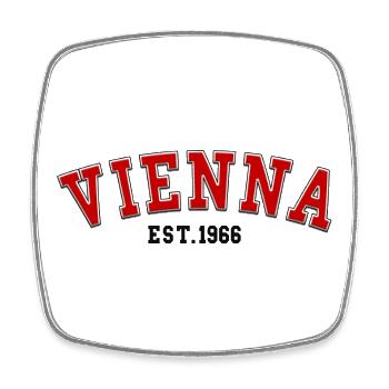Vienna Est. 1966 - Square fridge magnet - white - Front