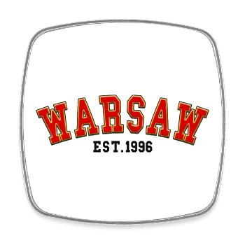 Warsaw Est. 1996 - Square fridge magnet - white - Front