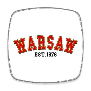Warsaw Est. 1976 - Square fridge magnet - white - Front