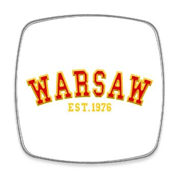 Warsaw Est. 1976 - Square fridge magnet - white - Front