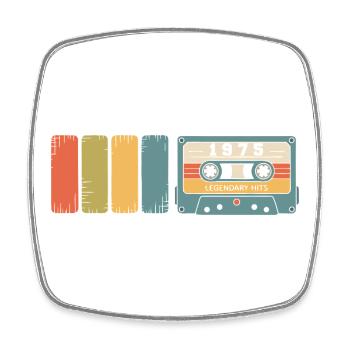 1975 Vintage Original 1975 Geburtstagsgeschenk - Viereckiger Kühlschrankmagnet - Weiß - Vorne