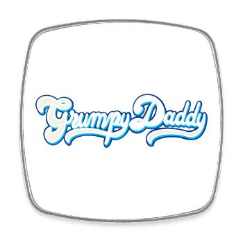 Scénario de Grumpy Daddy - Couleur « Crème fouettée » - Magnet carré - blanc - Devant