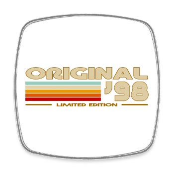 1998 - Square fridge magnet - white - Front
