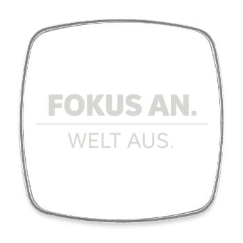 Success, Focus, Trust - Square fridge magnet - white - Front