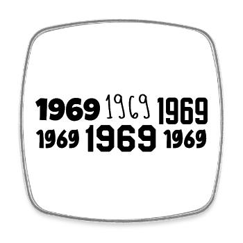 1969 - Awesome since 1969 - Square fridge magnet - white - Front