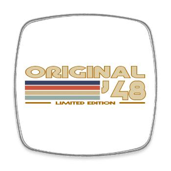 1948 - Square fridge magnet - white - Front