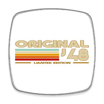 1948 - Square fridge magnet - white - Front