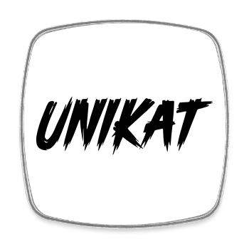unikat - Viereckiger Kühlschrankmagnet - Weiß - Vorne