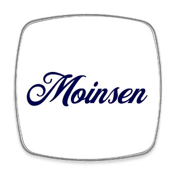 Moinsen (Milkstore1) - Square fridge magnet - white - Front