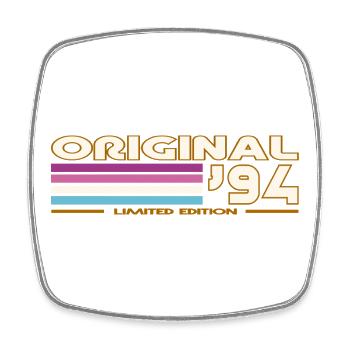 Original 94 Stripes Vintage - Magnet carré - blanc - Devant