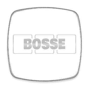 Geschenk für Bosse - Magnet carré - blanc - Devant