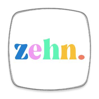 10. Geburtstag Geschenk  - Viereckiger Kühlschrankmagnet - Weiß - Vorne