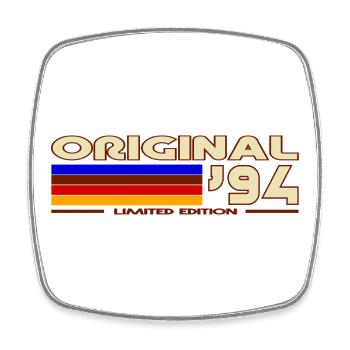 1994 - Viereckiger Kühlschrankmagnet - Weiß - Vorne