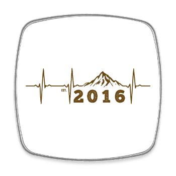 Animal Fun 10 Ans Cadeau Fête 2016 - Magnet carré - blanc - Devant