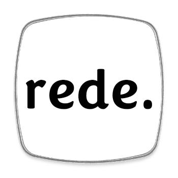 rede. - Viereckiger Kühlschrankmagnet - Weiß - Vorne