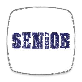 Senior 2027 Graduation | Class of 2027 Shirt - Square fridge magnet - white - Front