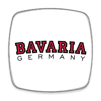Bayern Bavaria Germany - Viereckiger Kühlschrankmagnet - Weiß - Vorne