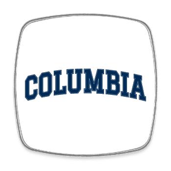 Columbia University Arch - Square fridge magnet - white - Front