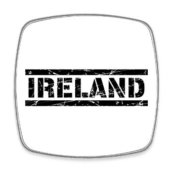 Ireland - Viereckiger Kühlschrankmagnet - Weiß - Vorne