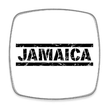 Jamaïque - Magnet carré - blanc - Devant