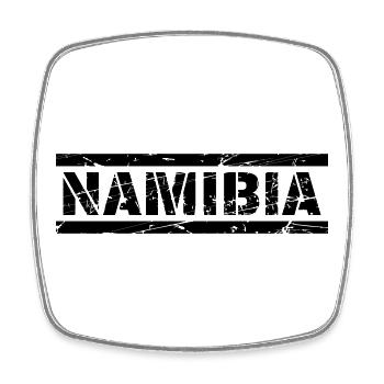 Namibia - Viereckiger Kühlschrankmagnet - Weiß - Vorne