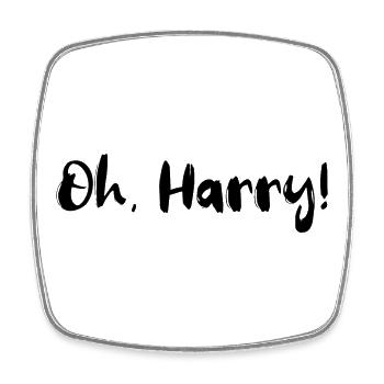 Oh, Harry! Design - Square fridge magnet - white - Front
