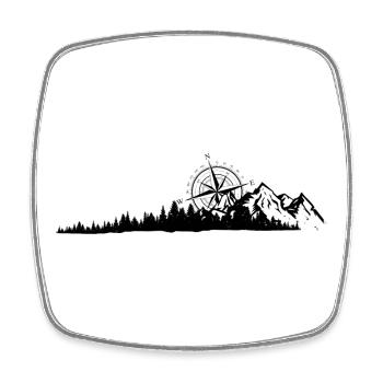Please upload the design image - Square fridge magnet - white - Front