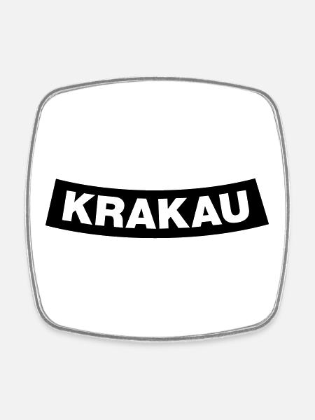 Krakow Chapter Element 1C (JGA MC-Rocker-Style) - Square fridge magnet - white